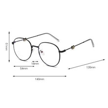 Load image into Gallery viewer, Cute Anti Blue Light Glasses Panda Decorative Metal Glasses Frame Fashion Comfortable Transparent Glasses For Women