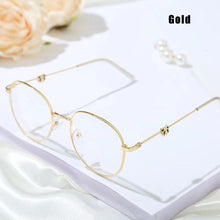 Load image into Gallery viewer, Cute Anti Blue Light Glasses Panda Decorative Metal Glasses Frame Fashion Comfortable Transparent Glasses For Women