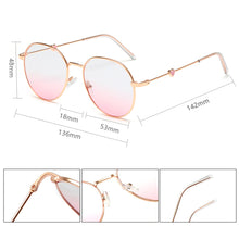 Load image into Gallery viewer, Literary Retro Anti Blue Light Glasses Heart Decorative Metal Glasses Frame Comfortable Transparent Glasses For Women