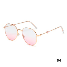 Load image into Gallery viewer, Literary Retro Anti Blue Light Glasses Heart Decorative Metal Glasses Frame Comfortable Transparent Glasses For Women