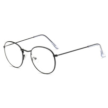 Load image into Gallery viewer, Retro Round Frame Glasses Flat Glasses Metal Frame Glasses Fashion Comfortable Transparent Glasses For Men Women
