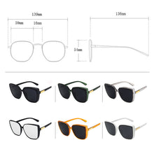 Load image into Gallery viewer, Square Frame Sunglasses Vintage Large Frame Sunglasses Fashion Outdoor UV Protection Sunglasses For Men Women