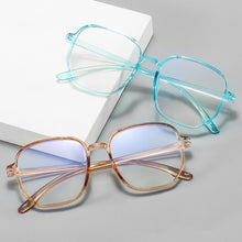 Load image into Gallery viewer, Fashion Large Frame Anti-Blue Light Glasses Polygonal Frame Flat Glasses Comfortable Transparent Glasses