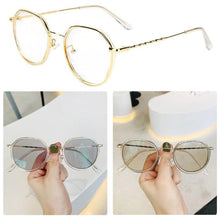 Load image into Gallery viewer, Fashion Anti Blue Light Glasses Polygonal Frame Flat Glasses Comfortable Transparent Glasses For Women