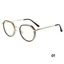Load image into Gallery viewer, Fashion Anti Blue Light Glasses Polygonal Frame Flat Glasses Comfortable Transparent Glasses For Women