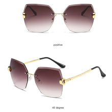 Load image into Gallery viewer, Fashion Frameless Sunglasses UV Protection Sunglasses Simple Personality Sunglasses Outdoor Glasses For Women