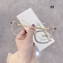 Load image into Gallery viewer, Polygonal Frame Anti Blue Light Glasses Lightweight Flat Glasses Fashion Comfortable Transparent Glasses