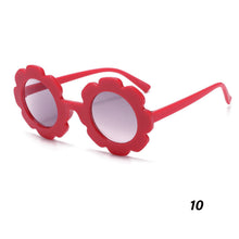 Load image into Gallery viewer, Kids Sunglasses Cute Sunflower Round Frame Frosted Frame Kids Sunglasses Fashionable Colorful Sunglasses For Boys Girls