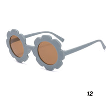 Load image into Gallery viewer, Kids Sunglasses Cute Sunflower Round Frame Frosted Frame Kids Sunglasses Fashionable Colorful Sunglasses For Boys Girls