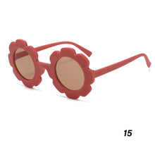 Load image into Gallery viewer, Kids Sunglasses Cute Sunflower Round Frame Frosted Frame Kids Sunglasses Fashionable Colorful Sunglasses For Boys Girls