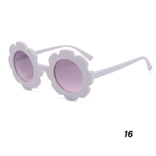 Load image into Gallery viewer, Kids Sunglasses Cute Sunflower Round Frame Frosted Frame Kids Sunglasses Fashionable Colorful Sunglasses For Boys Girls