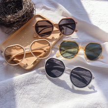 Load image into Gallery viewer, Fashion Simple Candy Color Sunglasses Personality Round Frame Sunglasses Outdoor UV Protection Sunglasses