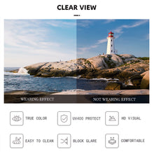 Load image into Gallery viewer, Fashion Large Frame One Piece Sunglasses Square Frameless Sunglasses Personality Outdoor UV Protection Sunglasses