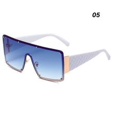 Load image into Gallery viewer, Fashion Large Frame One Piece Sunglasses Square Frameless Sunglasses Personality Outdoor UV Protection Sunglasses