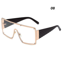Load image into Gallery viewer, Fashion Large Frame One Piece Sunglasses Square Frameless Sunglasses Personality Outdoor UV Protection Sunglasses