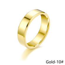 Load image into Gallery viewer, 6mm Simple Titanium Thin Ring Fashion Stainless Steel Ring Casual Finger Jewelry Smooth Couple Ring Classic Love Women Men Birthday gifts