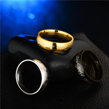 Load image into Gallery viewer, 6mm Titanium Ring Fashion Stainless Steel Ring Casual Finger Jewelry Smooth Couple Ring Classic Love Women Men Birthday gifts