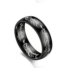 Load image into Gallery viewer, 6mm Titanium Ring Fashion Stainless Steel Ring Casual Finger Jewelry Smooth Couple Ring Classic Love Women Men Birthday gifts