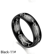 Load image into Gallery viewer, 6mm Titanium Ring Fashion Stainless Steel Ring Casual Finger Jewelry Smooth Couple Ring Classic Love Women Men Birthday gifts