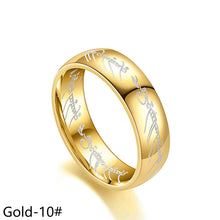Load image into Gallery viewer, 6mm Titanium Ring Fashion Stainless Steel Ring Casual Finger Jewelry Smooth Couple Ring Classic Love Women Men Birthday gifts