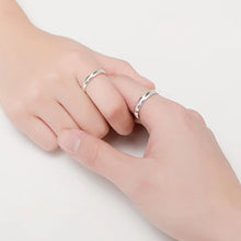 Load image into Gallery viewer, 4/6mm Polished Silver Color Titanium Simple Thin Ring Fashion Stainless Steel Ring Women Smooth Minimalism Wedding Ring Engagement Classic Rings Birthday gifts