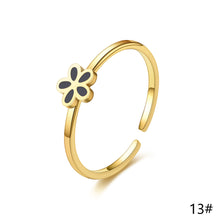 Load image into Gallery viewer, Adjustable Ring Titanium Steel Rings Fashion Casual Finger Jewelry Smooth Couple Ring Classic Love for Women Men Birthday Gifts Wedding Band