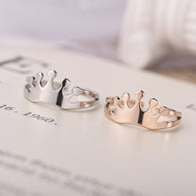 Load image into Gallery viewer, Adjustable Ring Titanium Steel Rings Fashion Casual Finger Jewelry Smooth Couple Ring Classic Love for Women Men Birthday Gifts Wedding Band