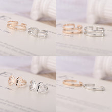 Load image into Gallery viewer, Adjustable Ring Titanium Steel Rings Fashion Casual Finger Jewelry Smooth Couple Ring Classic Love for Women Men Birthday Gifts Wedding Band
