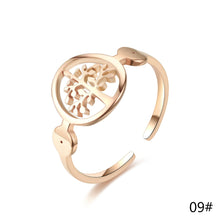 Load image into Gallery viewer, Adjustable Ring Titanium Steel Rings Fashion Casual Finger Jewelry Smooth Couple Ring Classic Love for Women Men Birthday Gifts Wedding Band