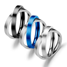 Load image into Gallery viewer, Rotating Titanium Stainless Steel Ring Anxiety Fidget Rings Spinner Finger Ring Anti Stress Ring Women Men Punk Rock Gift
