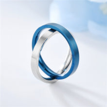 Load image into Gallery viewer, Rotating Titanium Stainless Steel Ring Anxiety Fidget Rings Spinner Finger Ring Anti Stress Ring Women Men Punk Rock Gift