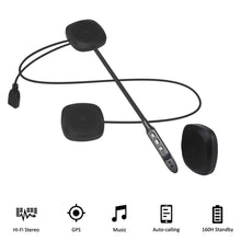 Load image into Gallery viewer, Bluetooth 5.0 Headset for Helmet Motorcycle Headphones Handsfree Moto Motor Bike Motorbike Wireless Intercom Earphone