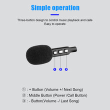 Load image into Gallery viewer, Bluetooth 5.0 Headset for Helmet Motorcycle Headphones Handsfree Moto Motor Bike Motorbike Wireless Intercom Earphone
