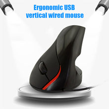 Load image into Gallery viewer, Ergonomic Design USB Vertical Optical Mouse Wrist Healing For Computer PC Laptop