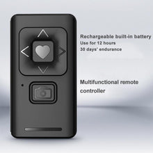 Load image into Gallery viewer, Rechargeable Bluetooth-compatible Wireless Controller Self-Timer Remote Control Camera Stick Shutter Release For Phone Selfie