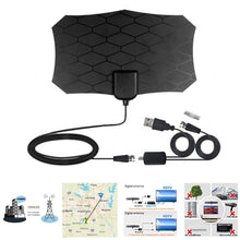 Load image into Gallery viewer, TV Aerial Indoor Amplified Digital HDTV Antenna 800 Miles 4K 1080P For DVB-T For Freeview TV for Life Local Channels