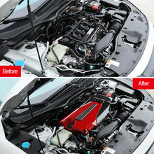 Load image into Gallery viewer, Car Engine Cover Bonnet Hood Carbon Fiber Style ABS Fit for Honda Civic Accord 10Th 2016-2018