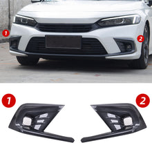Load image into Gallery viewer, Pair Car Front Fog Light Foglight Lamp Cover Trim Bumper Protector Decoration Styling For Honda Civic 11th Gen 2022 2023