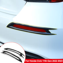 Load image into Gallery viewer, Pair Car Rear Fog Light Foglight Lamp Cover Trim Bumper Protector Decoration Styling For Honda Civic 11th Gen 2022 2023