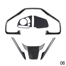 Load image into Gallery viewer, 6Pcs Carbon Fiber Steering Wheel Frame Stickers For Honda Civic Modification Complete Interior Accessories Styling
