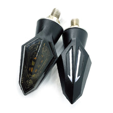 Load image into Gallery viewer, 2Pcs 12V 5LED Motorcycle LED Signal Lights Brake Turn Light Light Flowing Lamp Indicator Taillight