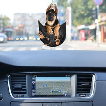 Load image into Gallery viewer, Cute Car Rear View Mirror Backpack Pendant Key Chain Animal Pendant Dog Hanging Ornament Accessories