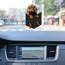 Load image into Gallery viewer, Cute Car Rear View Mirror Backpack Pendant Key Chain Animal Pendant Dog Hanging Ornament Accessories