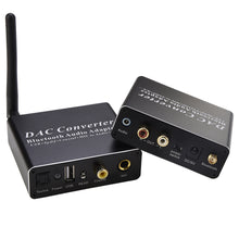 Load image into Gallery viewer, Audio DAC Decoder Adapter Bluetooth 5.0 Receiver Amp U-disk Player KTV microphone Adapter Optical Coaxial To Analog Converter