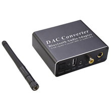 Load image into Gallery viewer, Audio DAC Decoder Adapter Bluetooth 5.0 Receiver Amp U-disk Player KTV microphone Adapter Optical Coaxial To Analog Converter