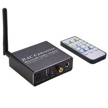 Load image into Gallery viewer, Audio DAC Decoder Adapter Bluetooth 5.0 Receiver Amp U-disk Player KTV microphone Adapter Optical Coaxial To Analog Converter
