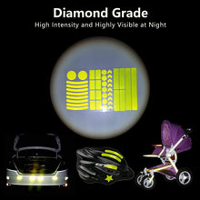 Load image into Gallery viewer, 42Pcs Bicycle Body Reflective Stickers Fluorescent Motorcycle MTB Bike Helmet Wheel Rim Night Safty Warning Reflector Film Decal