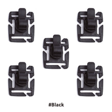 Load image into Gallery viewer, 5Pc Outdoor Water Tube Pipe Clips Fixed Rotation Snaps Molle Holder Buckle Webbing EDC Clip Package Diy Tool Bags Travel Kits
