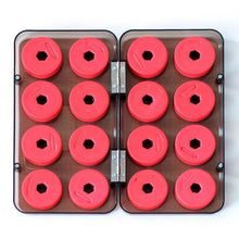 Load image into Gallery viewer, 16Pcs Foam Winding Board Fishing Line Shaft Bobbin Spools Tackle Box Tackle Foam Spool Trace Wire Swivel Tackle Fish Line
