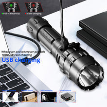 Load image into Gallery viewer, L2 Hunting Flashlight 5 Modes Torch Lintern Tactical Flashlights 18650 Aluminum C8 Waterproof Lamp Gun Mount Waterproof Light
